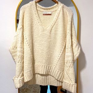 Anthropologie Pilcro Off- White sweater! Size small. Like condition